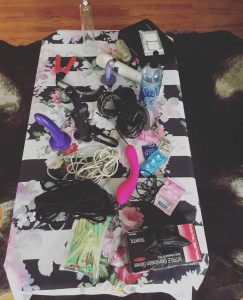 Chicago Kinky Escort Erin Black Toys